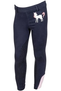 2022 HKM Junior Pony Dream Riding Leggings 13276 - Deep Blue